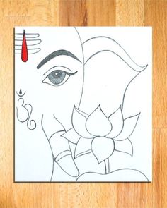 Ganpati Drawing Easy Sketch, God Ganesha Drawing, Easy Ganesha Drawing Mandala, Lord Ganesha Drawing Pencil Easy, Simple God Drawings, Ganpati Drawing Ideas, How To Draw Ganesha Step By Step, Lord Ganesha Drawing Easy, Ganesha Art Easy