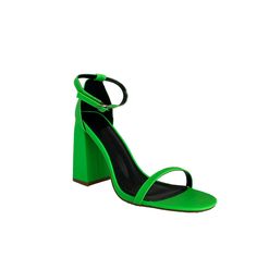 Look no further for your staple summer shoe. From day parties, to a night out on the town, bold and colorful is the trend this summer. Be ahead of the trend in our green heels. Available in half sizes. Runs true to size. Only available only in green. Details -High heel sandal -Almond toe -Block heel Materials -Upper: Lycra Measurements -Heel Height: 4'' Green Heels With 4-inch Heel For Night Out, Green Heels With 4-inch Heel For Party, Casual Green Heels With 4-inch Heel, Neon Green Heels, Green Synthetic Sandals With 4-inch Heel, Green Details, Summer Shoe, Green Heels, Heel Sandal