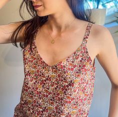 Note: This is a loose fit design, perfect for hot weather. Women's cami Material- 100% cotton Made by me Different sizes available  Gentle wash- 30 degrees C Printed V-neck Camisole For Summer, Floral Print Summer Camisole With Tank Straps, Summer Floral Print Camisole With Tank Straps, Floral Print Camisole With Tank Straps For Summer, Summer Printed Camisole, Summer Tops With Floral Print And Tank Straps, Summer Printed Camisole With Spaghetti Straps, Summer Printed Spaghetti Strap Camisole, Printed Camisole With Spaghetti Straps For Summer