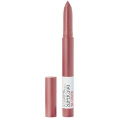 Maybelline Superstay Ink Crayon Lipstick - Lead The Way - 0.04oz Maybelline Superstay Ink Crayon, Longwear Lipstick, Autumn Makeup, Maybelline Lipstick, Vinyl Lips, Easy Draw, Crayon Lipstick, Maybelline Superstay, Lip Crayon