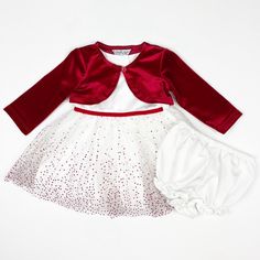 Questions? Leave A Comment Below! White Long Sleeve Dress-up Sets, White Holiday Playtime Sets, Parent Dr, Kids' Dresses, Red White, Red And White, Formal Dresses, Fast Delivery, Red