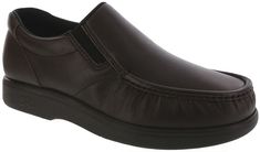 These men's slip-on dress shoes are made using genuine moccasin construction. They not only look great, but also surround your foot in soft, premium leather and a cushioned upper lining for enhanced comfort! Features include a cushioned outsole and CoolSTEPTM Duo Footbed for all-day support.
Heel Height: 1.25". This item features a removable footbed. Slip-resistant Moc Toe Slip-ons For Business, Business Slip-resistant Moc Toe Slip-ons, Business Moc Toe Slip-ons With Slip-resistant Sole, Slip-resistant Plain Toe Slip-ons For Formal Wear, Formal Slip-resistant Plain Toe Slip-ons, Slip On Dress Shoes, Sas Shoes, Moccasins Style, Moccasins