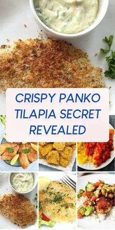 crispy panko tilappa secret revealed by the recipe maker and cookbook