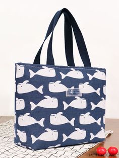 BagForLove - Whale Pattern Large Capacity Lunch Bag - Portable, Insulated Tote for Work, School, and Outdoors Product Description Color Multicolor Pattern Type Animal Strap Type Double Handle Closure Type Zipper Material Polyester Composition 100% Polyester Features High-capacity Size Chart INCH CM Bag Length Bag Width Bag Height Strap Length Size 12.8 inch 4.3 inch 8.5 inch 6.3 inch one-size Bag Length Bag Width Bag Height Strap Length Size 32.5 cm 11 cm 21.5 cm 16 cm one-size Details Pictures Cute Large Capacity Lunch Bag For Travel, Large Capacity Pouch Lunch Bag For School, Large Capacity Lunch Bag For School, Large Capacity Shoulder Lunch Bag For School, School Shoulder Lunch Bag With Large Capacity, School Lunch Bag With Large Capacity, Casual Blue Rectangular Lunch Bag, Trendy Large Capacity Tote Lunch Bag, Casual White Lunch Bag For Travel