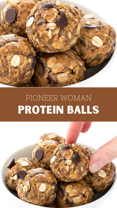 Pioneer Woman Protein Balls Chocolate Chip Protein Balls, Protein Balls Recipes, Energy Bites Recipes, Healthy Protein Snacks, Lost 100 Pounds, Protein Bites, Protein Balls, Energy Snacks