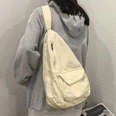 FREE SHIPPING ON ALL ORDERS OVER $50 | 100% SATISFACTION GUARANTEED Click "ADD TO CART" To Get Yours Now | Up To 60% OFF✨ Functional and fashionable! This lightweight Women Shoulder Messenger Bag from Arimonz is made up of canvas material that makes it durable. The Crossbody Chest Bag comes in a solid color and can be worn on your shoulder making it stylish and comfortable. Its adjustable strap helps you carry the bag comfortably wherever you go. Specifications: Backpack Size: Length 32cm/13inch Tas Bahu, Casual Crossbody Bag, Shoulder Sling, Canvas Messenger Bag, Canvas Crossbody Bag, New Trend, Bag Canvas, Shoulder Messenger Bag, Chest Bag