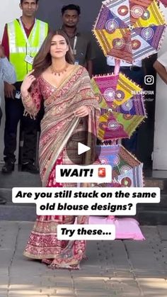 5.2M views · 2.7K reactions | Illuminate your festive look with exclusive Diwali special blouse designs! 🌟 
DM for details and customizations. Perfect for celebrating in style! 

#DiwaliFashion #DesignerBlouse #FestiveWear #HandcraftedElegance #StyleInspiration #blousedesigns #indianwear #blousecustomization | Designs by Richa Diwali Look, Exclusive Saree Blouse Designs, Exclusive Blouse Designs, Diwali Fashion, Diwali Special, Festive Look, Saree Look, Indian Wear, Festival Wear