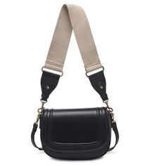 Nwt Moda Luxe Poshette Crossbody Bag - Black - Vegan Leather - Snap Button Closure - Stitch Detail, Additional Strap - Printed Fabric Lining, 1 Zip Pocket Inside - 9”L X 2.75”W X 6.875” H Crafted From Sleek, Vegan Leather, This Saddlebag Crossbody Exudes Sophistication With Its Smooth Texture And Intricate Stitch Details. The Snap Button Closure Ensures Security, While The Additional Strap Offers Versatility In Styling. Casual Black Bag Strap With Long Strap, Casual Black Bag With Long Strap, Chic Black Long Strap Bag Strap, Casual Black Long Bag Strap, Black Flap Bag With Single Shoulder Strap, Black Crossbody Bag Strap With Removable Pouch, Casual Black Bag Strap For Everyday, Chic Black Bag Strap For Travel, Chic Black Adjustable Bag Strap