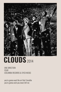 an advertisement for the band clouds