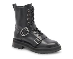 Dolce Vita Ronson | Zappos.com Leather High Ankle Lace-up Boots With Buckle, Ankle-high Moto Boots With Buckle For Work, Ankle-high Moto Boots With Buckle Closure For Workwear, Casual High Ankle Lace-up Boots With Buckle, Winter Lace-up Moto Boots With Buckle Closure, Edgy Lace-up Boots With Buckle Closure, Casual High Ankle Combat Boots With Buckle Closure, Edgy Winter Lace-up Boots With Buckle Closure, Edgy Winter Lace-up Boots With Buckle