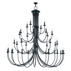 38 Light Foyer Chandelier - Lighting Design Store Large Chandelier High Ceilings, Classical Chandelier, Transitional Interiors, Indoor Chandelier, Foyer Chandelier, Large Chandelier, Classic Chandelier, Grand Foyer, Bronze Lighting