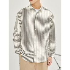 Fashion Vertical Striped Shirt  Material:100% cotton  Size:M,L,XL,2XL,3XL Color：Black  Season: Spring,Autumn,Winter   Occasion: Leisure,Outdoor, Daily,Vacation Vertical Striped Shirt, Review Fashion, Vertical Stripes, Striped Shirt, Season Spring, Autumn Winter, Fall Winter, Mens Tops, Women's Top