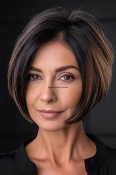 Modern Hairstyle Bob With Bangs Short Hairstyle Inspiration A Line Bob Short Layered, Chin Length Hair 2024, Feminine Short Hair Oval Face, Traditional Bob Haircut For Women, 60s Bob Hairstyles, Short Hairstyle Women Bob Cut, Short Bob Hairstyles 2024, Short Layered Haircuts For Fine Hair, Subtle Lowlights