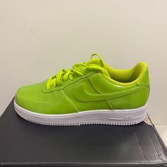 Nike Air Force 1 07 Lv8 Uv Shoes Size 11.5 Green Low-top Running Shoes With Translucent Outsole, Green Custom Sneakers With Translucent Outsole For Sports, Green Nike Air Force 1 Low-top, Green Nike Air Force 1 With Round Toe, Nike Air Force 1 Green Round Toe, Green High-top Nike Air Force 1 With Branded Insole, Nike Custom Green Sneakers With Translucent Outsole, Green Leather Nike Air Force 1 For Sports, Green Low-top Nike Air Force 1 Sporty