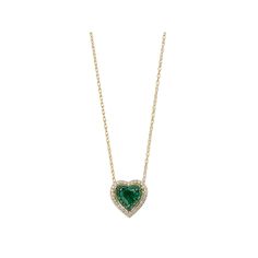 Add a touch of elegance and romance to your wardrobe with this 14k Gold Over Silver Lab-Created Emerald & Lab-Created White Sapphire Heart Pendant Necklace. Click on this JEWELRY & WATCHES GUIDE to learn about fit, styles, materials and more! Add a touch of elegance and romance to your wardrobe with this 14k Gold Over Silver Lab-Created Emerald & Lab-Created White Sapphire Heart Pendant Necklace. Click on this JEWELRY & WATCHES GUIDE to learn about fit, styles, materials and more! FEATURES Penda Elegant Heart Necklace With May Birthstone Charm, Elegant Heart Charm Necklace For May Birthstone, Elegant Heart Necklace For May Birthstone, Elegant Heart Charm Necklace With May Birthstone, Elegant Heart Pendant Necklace For May Birthstone, Elegant May Birthstone Heart Necklace, Elegant Heart-shaped May Birthstone Necklace, Elegant Heart Cut May Birthstone Necklaces, Emerald Heart Necklace