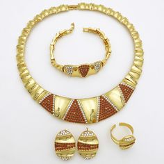 Afraic Jewelry-24k Dubai Gold Color Jewelry Set Fashion Jewelry Necklaces And Earring Sets For Women Model Number:3256804542470241Product information:Material:Zinc alloyColor: Gold ColorProduct Package Details: 1 Set (Neckace, Bracelet, Earrings,Ring )Dubai Gold Color Jewelry Set Fashion Jewelry Necklaces And Earring Sets For WomenPRODUCT TOVERALL STYLE：Elegant simple fashionable and luxurious show your beautiful temperament in all directions, Show the charm of urban women.Regardless of daily work or shopping party will show personality for your whole outfit385-1385-2385-3 Gold Alloy Jewelry Sets For Party, Gold Alloy Party Jewelry Sets, Gold Alloy Costume Jewelry, Gold Costume Jewelry Made Of Alloy, Gold Metal Costume Jewelry Sets, Gold-plated Metal Jewelry Sets, Gold Plated Alloy Jewelry Sets, Gold-plated Alloy Jewelry Sets, Gold-plated Gold Costume Jewelry Sets