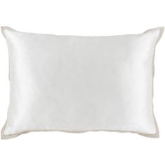 a white pillow on a white background