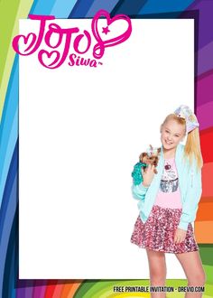 Jojo Siwa Clipart, Pinatas Ideas, Jojo Siwa Karma Song, Jojo Siwa Karma Dance, Jojo Siwa's Phone Number, Party Design Ideas, 8 Birthday