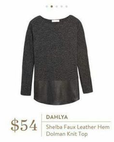 Stitch fix Stylish Women Fashion, Leather Detail, Style Challenge