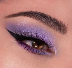 Garden Party Makeup, Purple Eyeshadow Looks, Purple Makeup Looks, Makeup Purple, Super Shock Shadow, Super Bloom, Prom Eye Makeup, Cute Eye Makeup