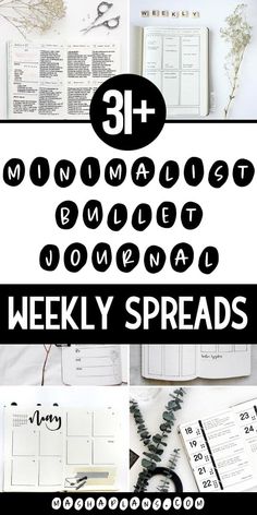 Don't have time to set up your weekly spreads? Try out there 31+ simple and easy to make Bullet Journal weekly spreads. These minimalist Bullet Journal ideas will help you to keep planning even if you're very short of time. Keep on planning and getting all the benefits of your Bullet Journal disregarding your schedule. Minimalist Bullet Journal Ideas, Money Management Printables, Minimalist Bullet Journal, Bullet Journal Stencils, Bullet Journal Weekly, Bullet Journal Key, Bullet Journal Spreads, Bullet Journal How To Start A, Bullet Journal Weekly Spread