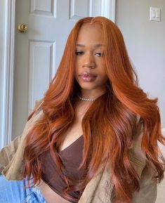 4x4 Wig, Cheveux Oranges, Wigs Body Wave, 13x4 Lace Front Wig, Red Orange Color, Dyed Natural Hair, Copper Hair Color, Lace Front Human Hair Wigs