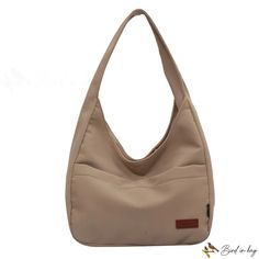 Bird in Bag - Canvas large bags female new large capacity shoulder crossbody tote bag popular fashion college students cloth bag bag Large Capacity Canvas Hobo Bag For School, Casual Beige Shoulder Diaper Bag, Large Capacity Canvas Diaper Bag For School, Beige Hobo Tote Bag For School, Beige Canvas Hobo Bag For School, Casual Beige Diaper Bag With Large Capacity, Beige Large Capacity Canvas Diaper Bag, College Student Style, Cheap Crossbody Bags