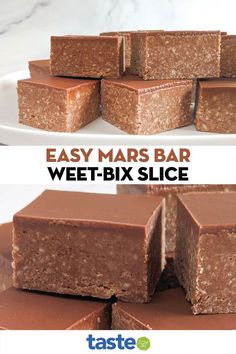 easy mars bar recipe with sweet and chewy brownies that you can make at home