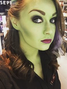 Wizard of Oz- Wicked witch of the west. Oz Wizard, Wicked Witch Costume, Last Minute Kostüm, Make Up Diy, Wicked Witch Of The West, Witch Costumes