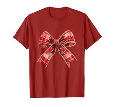 Christmas Coquette Bow Kawaii Tee T-Shirt