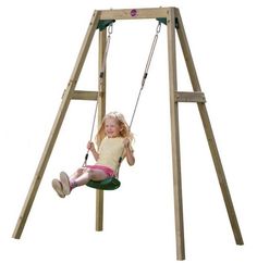 Kids Play Equipment, People Cutout, Cut Out People, Wooden Swing, Wooden Swings, Garden Swing, Outdoor Play Equipment, 3d Modelle, Play Equipment