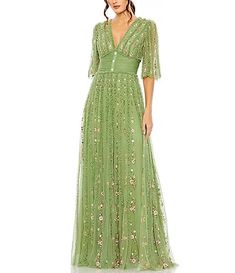 Green Women's Formal Dresses & Evening Gowns | Dillard's Evening Gowns Online, Empire Waist Gown, Neutral Dresses, Engagement Party Dresses, Spring Wedding Guest Dress, Long Formal Dress, Bridal Bridesmaid Dresses, Engagement Dresses, Gowns Online