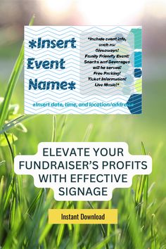 Elevate your event marketing with customizable Coroplast Lawn Signs in Canva Pro. Perfect for #Fundraisers, #CharityEvents, and #NonprofitPlanning, these editable templates make promoting your cause simple and impactful. Stand out at #OutdoorEvents with eye-catching, personalized lawn signs tailored to your theme. Ideal for #DIYSolutions, these printable signs bring a professional touch, helping you drive engagement and make a lasting impression. #EventSignage #FundraisingIdeas Printable Signs