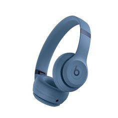 the beats on ear headphones are blue