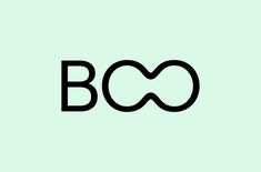 the letter bcq is shown in black on a light green background, and it appears to be made up of letters