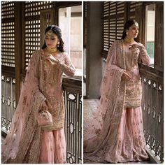 Malangi Fashion Dress try to make sure you have the best experience while selecting and buying your favourite Indian and Pakistani Outfits for any occasion like barat, walima, mehndi, nikkah, dholki, mayu, sangeet, engagement or reception guest in different style dress of salwar kameez, maxi peshwas, gown, saree, lehenga, sharara or ghararara Color : powder pink Fabric Details: Embroidered Handmade Kameez (net) front Embroidered Kameez (net) back Embroidered Handmade Sleeves (net)  Embroidered D Anarkali Dress For Traditional Ceremonies, Floor-length Sharara With Dabka Work For Traditional Ceremonies, Semi-stitched Chinon Dresses For Traditional Ceremonies, Chinon Semi-stitched Dresses For Traditional Ceremonies, Pink Semi-stitched Dress For Traditional Ceremonies, Pink Dupatta Gown For Traditional Ceremonies, Pink Georgette Sharara For Traditional Ceremonies, Chikankari Embroidery Sharara For Wedding And Eid, Pink Sharara For Eid And Traditional Ceremonies