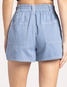 FULL TILT Utility Womens Shorts - MEDIUM BLUE | Tillys Tillys Outfits, Summer Shopping List, Utility Shorts, Perfect Summer Outfit, Full Tilt, Better Together, Shorts With Pockets, Medium Blue, Cotton Shorts