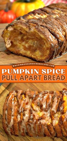 This Pumpkin Spice Pull Apart Bread is an easy pumpkin dessert made with canned pumpkin puree and refrigerator biscuits. This homemade bread makes a great Fall dessert recipe! Pumpkin Spice Pull Apart Bread, Baked Breads, Recipes Pumpkin, Walking On Sunshine, Pumpkin Recipes Dessert, Fall Dessert Recipes, Bread Recipes Sweet