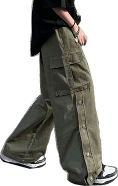 Cargo Pants Green, Y2k Cargo Pants, Street Punk, Pants Green, Patch Design, Cargo Pants, S S, Straight Leg, Online Store