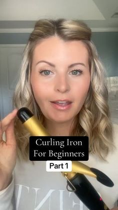 Curling Hair Tutorial Videos, How To Use A Curling Iron With A Clamp, Curling Iron Tutorial, Curling Iron Tips, Iron Hairstyles, Glamour Room, Hair Curling Tutorial, Flat Iron Curls, Curling Iron Hairstyles