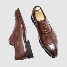 Executive Oxfords – MANIA ROSE Red Bottom Shoes, Man Shoes, Red Bottom, Timeless Dress, Red Sole, Red Bottoms, How To Look Classy, Black And Brown, Rubber Sole