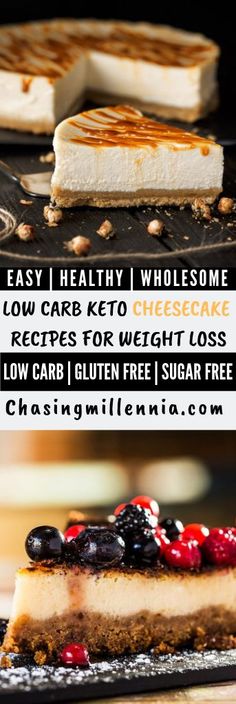 Some of the very best, easy and unbelievable smooth low carb cheesecake recipes that you will ever find are listed in this post.   This post contains recipes of lemon, key lime, pumpkin pies, chocolate, new york style and many more keto cheesecake recipes that you can devour when following a low carb diet.   All recipes over here are sugar free, keto friendly, use almond flour and some even require no baking at all, yes they're that simple.   #healthyeatingrecipes  #easycakerecipes  #ketodessert Keto Caramel