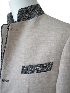 Sebastian Cruz Couture Exclusive Fabric Woven In Italy Avena Lino Fabric SCC Signature Mandani Colar Fully Lined with exclusive lining for light weight feel Soft, natural shoulder construction Chest Barchetta Pocket Dual Vents Dinner Jacket Pockets Nero Horn With Silver Rim Buttons Contrasting Tweed Fabric Accents Make sure to select your FREE Sebastian Cruz Couture Pocket Square at checkout! All of our jackets are made with 4" extra of fabric to ensure you don't have to send it back to us if it's too small or too big. You can tailor your jacket 2 sizes bigger and/or smaller if needed. We guarantee your satisfaction! Fabric Details: CO 72% PL 15% PO 7% AF 4% PL 2% Lino Fabric, Dinner Jacket, Tweed Fabric, Soft Natural, Fabric Details, Jacket Sale, Pocket Square, In Italy, The Selection