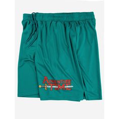 Immerse yourself in Adventure Time magic with these adult teal sleep pajama shorts. Crafted from 100% polyester, these lounge shorts feature the Adventure Time logo on one leg and Finn riding Jake on the other. With an internal drawstring adjustable elastic waistband and side pockets, you can experience comfort and style while machine wash and tumble dry instructions offer easy care. Finn Outfit Adventure Time, Adventure Time Bedding, Adventure Time Backpack, Adventure Time Hoodie, Adventure Time Pajamas, Finn Jake, Adventure Time Finn, Mesh Shorts, Shipt Shopper