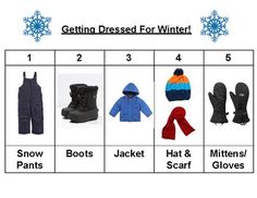 <p>You'll get:</p><p>1. Getting dressed for winter sequence visual. Perfect for helping students know what to put on when they are getting dressed to go outside. Perfect for special need students!</p><p>2. Getting undressed for winter sequence visual. Perfect for helping students know what to take off first when they come inside. </p><p>3. Cut and Paste activity that reinforces the steps on how the get dressed for winter! There are two levels included (Putting pictures in order and putting pictu Winter Clothes Lesson Plans For Toddlers, Winter Clothing Activities For Preschool, Clothing Activities For Toddlers, Preschool Visuals, January Preschool, Clothes Study, Daycare Curriculum, December Kindergarten