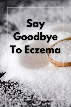 "Say Goodbye to Eczema with Dead Sea Salt Baths! Soaking in these natural minerals can help to reduce inflammation and irritation associated with eczema and provide you with relief from this uncomfortable skin condition. With this simple and natural remedy, you can finally find relief from eczema!" Excema Remedies, Day Skincare Routine, Laser Acne Scar Removal, Dry Skin Causes, Atopic Skin, Natural Remedies For Migraines, Itching Skin, Dry Skin Remedies, Skincare Advice