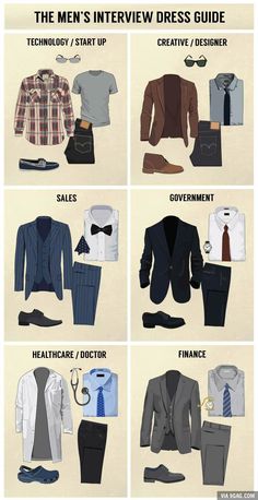 What To Wear To An Interview, Suits And Ties, Fashion Infographic, Interview Dress, Interview Attire, Dress Attire, Dress Guide, Interview Outfit