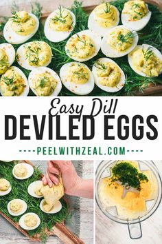 deviled eggs are an easy and delicious appetizer