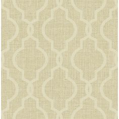 a beige and white wallpaper pattern