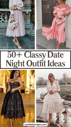 Date night is a simple yet powerful tool that can help reignite the spark. It allows couples to step away from everyday stresses, reconnect, and rediscover each other. Read the full article for 17 Trendy Date Night Outfit Ideas | Women Date Night Outfit Ideas | Winter Date Night Outfit | Date Night Chic | Stunning Date Night Ideas Elegant Date Night Outfit, Classy Date Night Outfit, Dinner Date Outfits